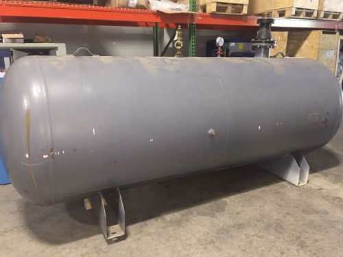 Used 1060 Gallon Horizontal Air Tank Rated for 155 PSIG
