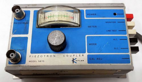 Kistler model 587d piezotron coupler power filter monitor controller assembly for sale
