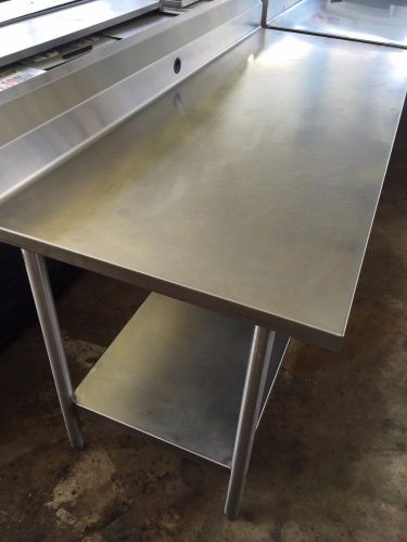 WIN-HOLT Stainless Steel Work Table 72&#034; x 30&#034; x 34&#034;