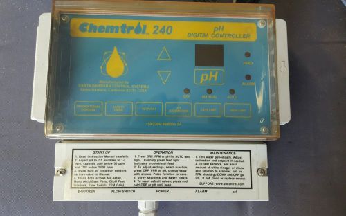 Chemtrol 240 pH digital controller with monitor