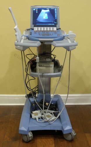 SonoSite MicroMaxx Ultrasound with 4X Probes, Mobile Cart and Printer
