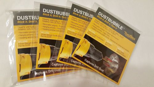 NIP Dustbubble 4 Packages 4 Extra Strength Drill Dustbubbles Inside Part # D2260
