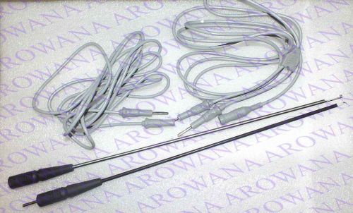 new Laparoscopy monopolar, bipolar cables , knot pusher and hook