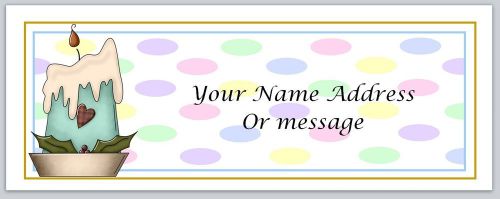 30 Personalized Return Address Labels Primitive Country Buy 3 get 1 free (c28)