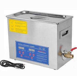 Stainless Steel 6 L Liter Industry Heated Ultrasonic Cleaner Heater With Timer