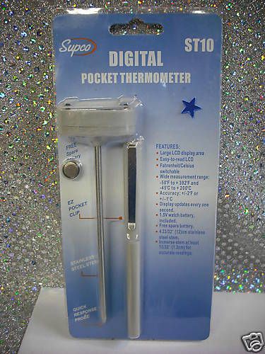 Thermometer *digital, -50 to +392f, -45 to -200c for sale