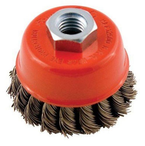 Cup Brush,2.75x.012x5/8-11 Knt Pack of 3