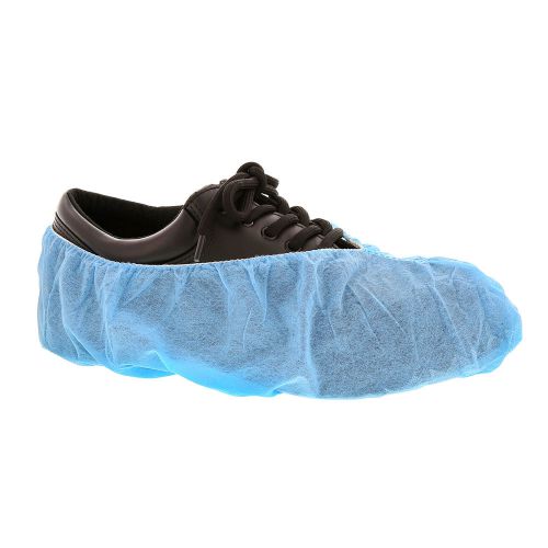 Royal Large Blue Poly Pro Non-Skid Shoe Covers with White Tred, Pack of 150 Pair