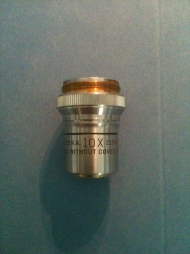 BAUSCH &amp; LOMB 10X MAGNIFIER OBJECTIVE  - 0.25 - 15mm TL