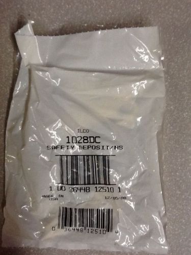 ILCO 1028DC Safety Deposit/ NS Key Blanks, Lot of 10 Uncut Keys, NIP