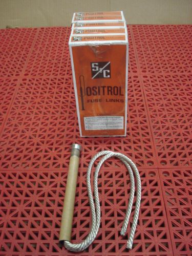 Lot of 5 S&amp;C Positrol Fuse Links 150A Universal  64150R1 Standard Speed  23&#034; NEW