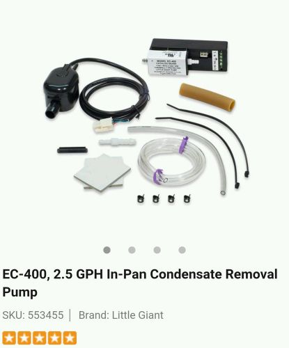 Ec-400 little giant mini condensate pump 553450 for sale