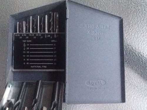 hout tap&amp;drill index  N.F. (18 Piece ) Standard