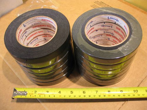 Lot Of 12 rolls Performance Masking Tape 3/4”x 60 yds Black Intertape USA 3/4