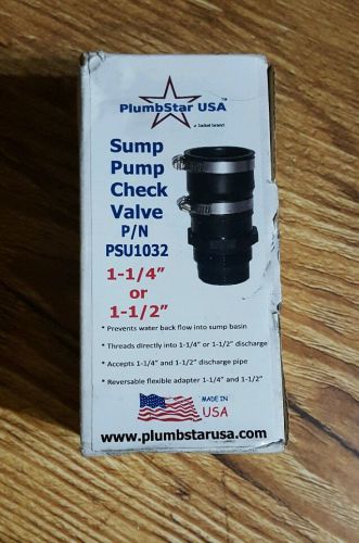 Sump Pump Check Valve PSU1032