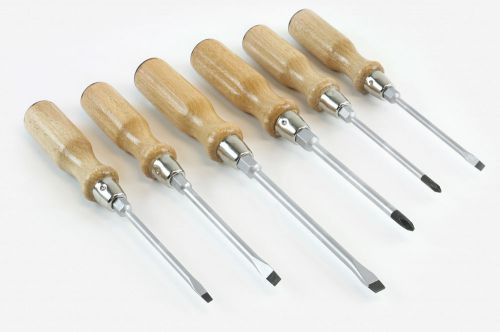 Wera 930/935/6 wooden handle slotted/phillips screwdriver set for sale