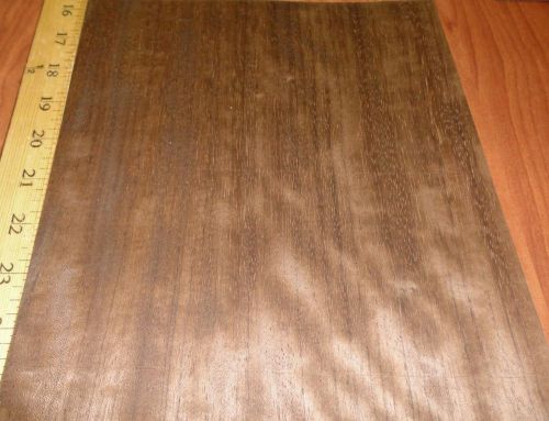 Bubinga Smoked Figured wood veneer 8&#034; x 9&#034; raw no backing 1/42&#034; thickness &#034;A&#034;