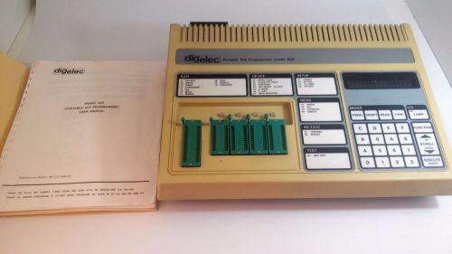 Digelec Portable Set Programmer Model 825 + User Manual 110/220 VAC 50-60 Hz
