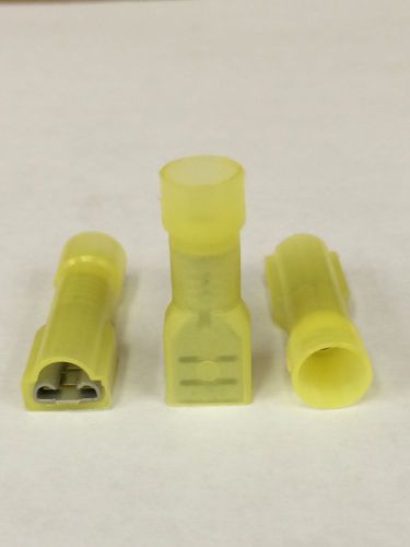 100 nylon quick disconnect terminal connector 12-10 awg .250 female molex for sale