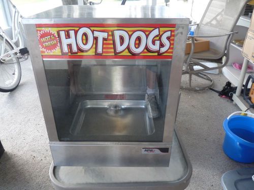 APW WYOTT MODEL DS-1A HOT DOG STEAMER &amp; BUN WARMER HOT DOG CONCESSION COMMERCIAL