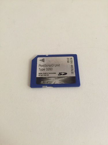 Ricoh Type 3260 Adobe Postscript 3 Unit SD Card