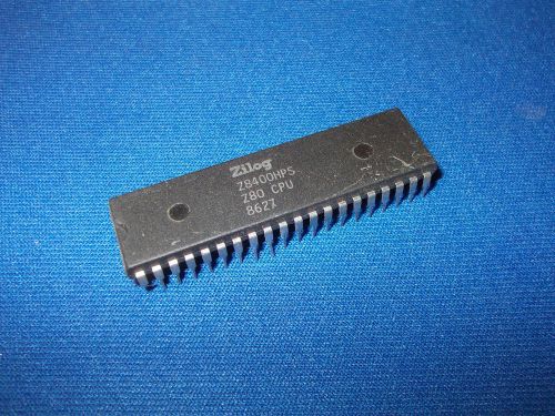 Z8400HPS ZILOG Z80 CPU 40-Pin DIP UOS! VINTAGE 1986 LAST ONES