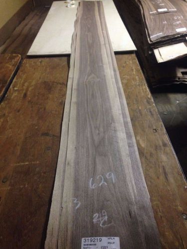 Wood Walnut Veneer  120X10,11,12,   total  3  pcs RAW VENEER N629..rustic nutts