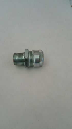 (15)cooper crouse-hinds cgb193 cord connector,straight,male,1/2&#034;,free shipping for sale