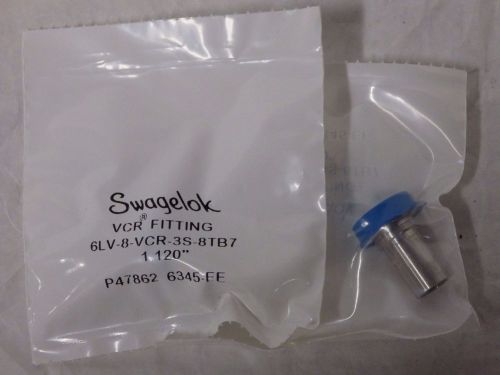 Lot of 2 Swagelok 6LV-8-VCR-3S-8TB7 Short Tube Butt Weld Glands 1/2&#034; VCR (D6)