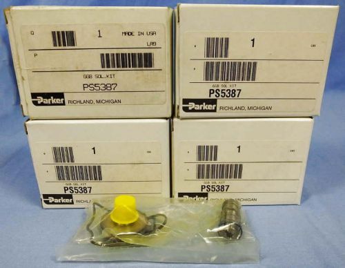 Lot 4 parker ps5387 ggb solenoid repair assembly kits new nos for sale