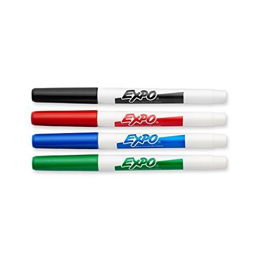 Expo original fine tip dry erase markers, 4 colored markers (84074) for sale