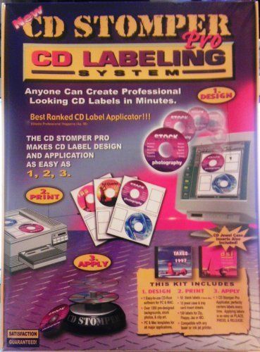 CD Stomper Pro CD Labeling System New