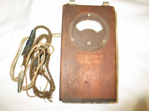 Vintage Weston Electrical Instruments Telephone Line Tester Tel Ohm Volt Meter