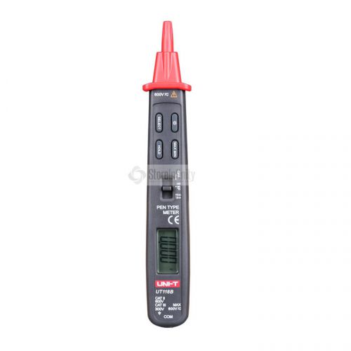 Uni-t ut118b digital dmm backlit lcd voltage tester pen multimeter for sale
