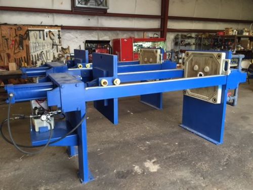 Filter press cetco 12 cuft, 800 mm ng plates,press refurbished for sale
