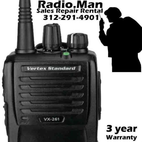 Vertex Standard by Motorola VX-261 VHF 136-174 5-Watt 16Ch: VX231 CP200 BPR40