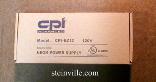 CPI Advanced Electronic / Coil 12,000 volt 42 ma Neon Transformer, Power Supply