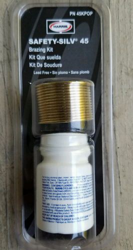 45kpop harris safety-silv 45 45% silver solder brazing alloy 1 troy ounce w/flux for sale