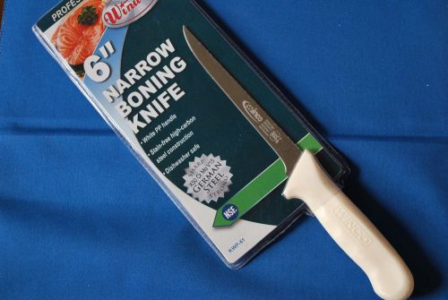 Boning knife / 6&#034; narrow blade ~ razor sharp ~ nsf certified ~ new in package! for sale