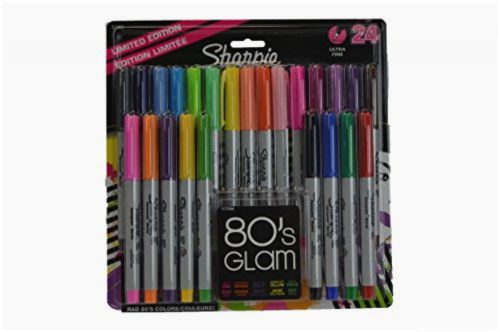 Sharpie 32893PP Ultra-Fine Point Permanent Marker, Assorted Colors, 24-Pack