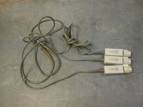 Lot of 3 Tektronix Tek P6205 750MHz FET VOLTAGE PROBES