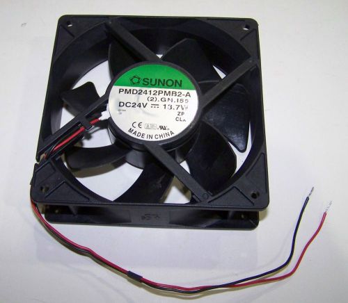 Sunon PMD Series 3800 RPM 120x120x38 mm 170 CFM 24 VDC Dual Ball Bearing Fan