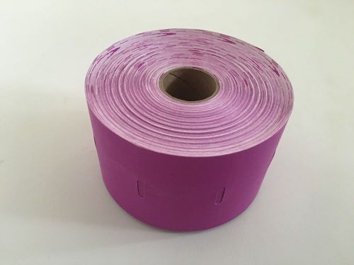 Retail zebra compatible thermal tag roll violet 980 tags for sale
