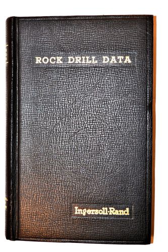 Ingersoll-rand rock drill data book by dickenson &amp; slager 1960 rb105 for sale