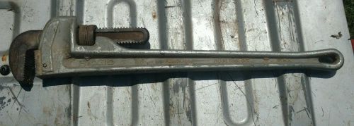 24&#034; ridgid  aluminum pipe wrench for sale