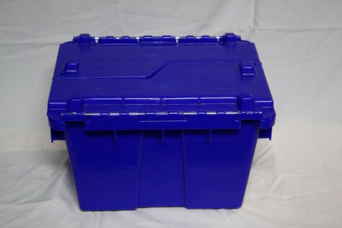 Attached Lid Container, 0.3 cu ft, Blue FP03 Blue