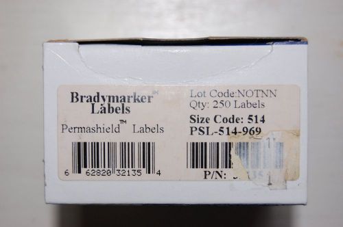 Bradymarker Labels Size Code: 514