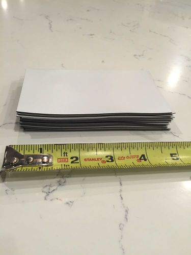 Dry Erase White Magnetic Sheet - 3x5&#034; lot of 33