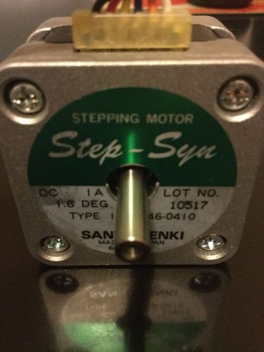 Step Syn stepper motor. Sanko Denki Type 103H546-0410 DC 1A Dual Output shaft