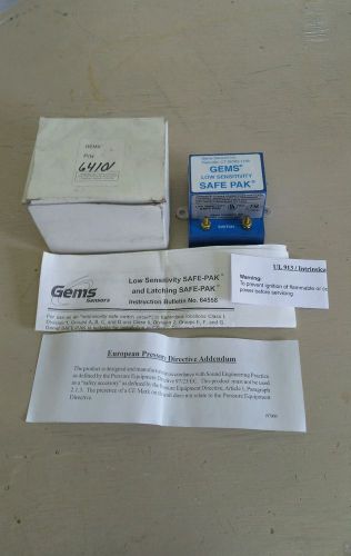 Gems Safe Pak ST-64101 Intrinsically Safe Switch Circuit *NEW*